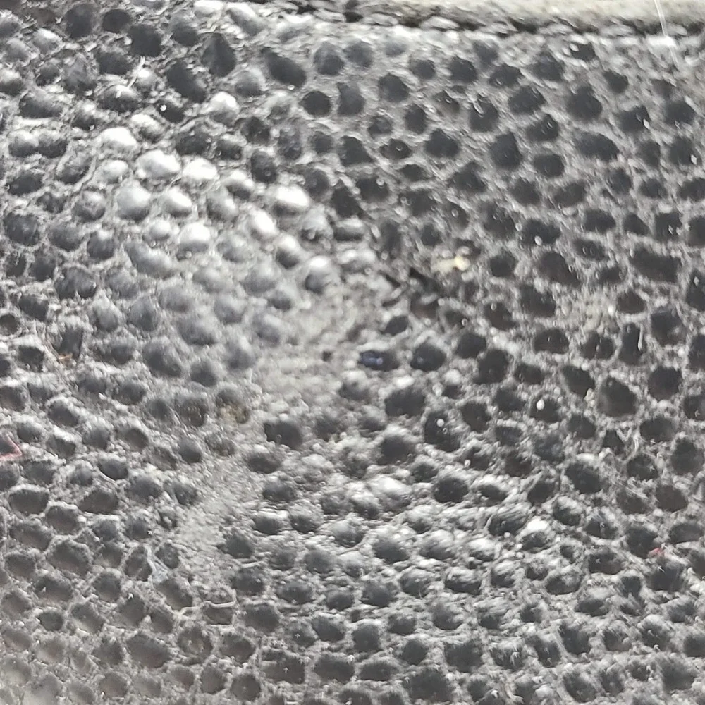 EILEEN FISHER Zola Black Pebbled Leather Platform Wedge Oxford Women's 9 - Picture 12 of 13